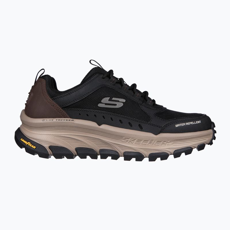 SKECHERS scarpe da uomo D'Lux Trekker nero/naturale 8