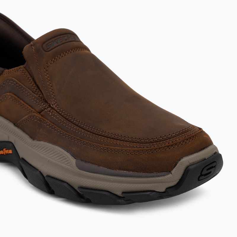 Scarpe da uomo SKECHERS Respected Elgin brown 7