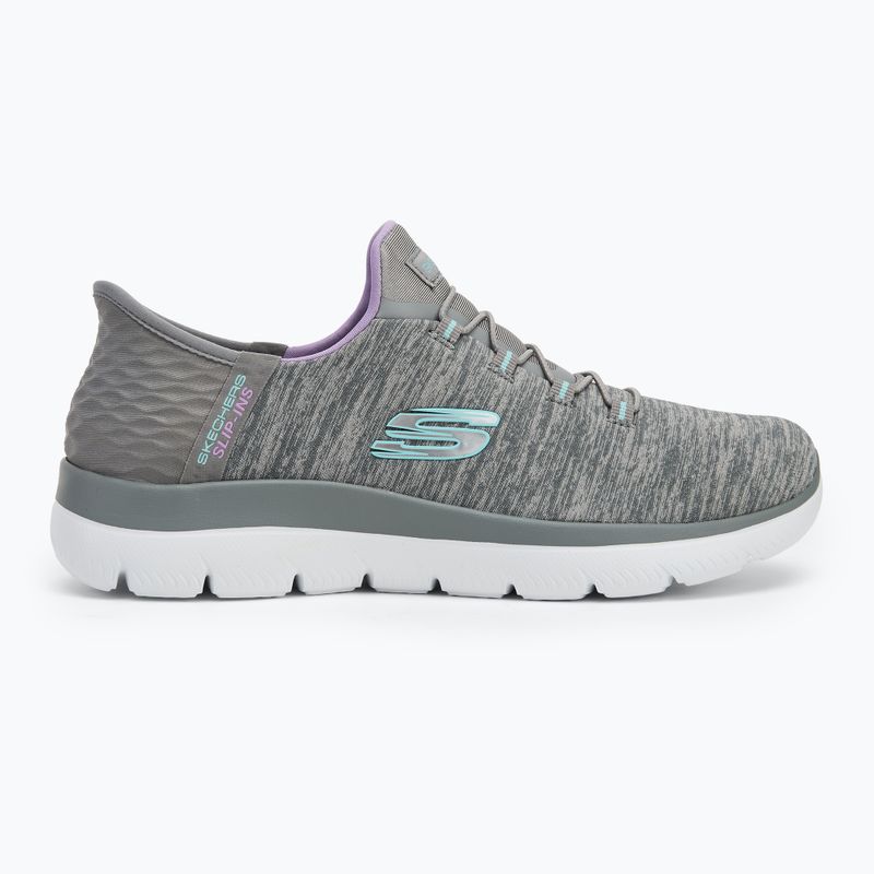 SKECHERS scarpe da donna Summits Dazzling Haze grigio/menta 2