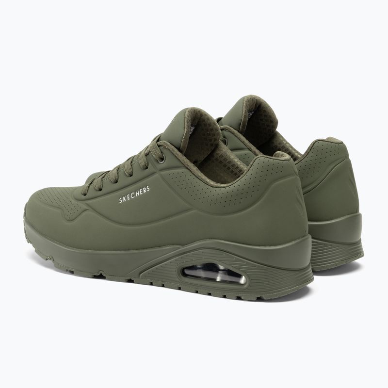 SKECHERS Uno Stand On Air oliva scarpe da uomo 4