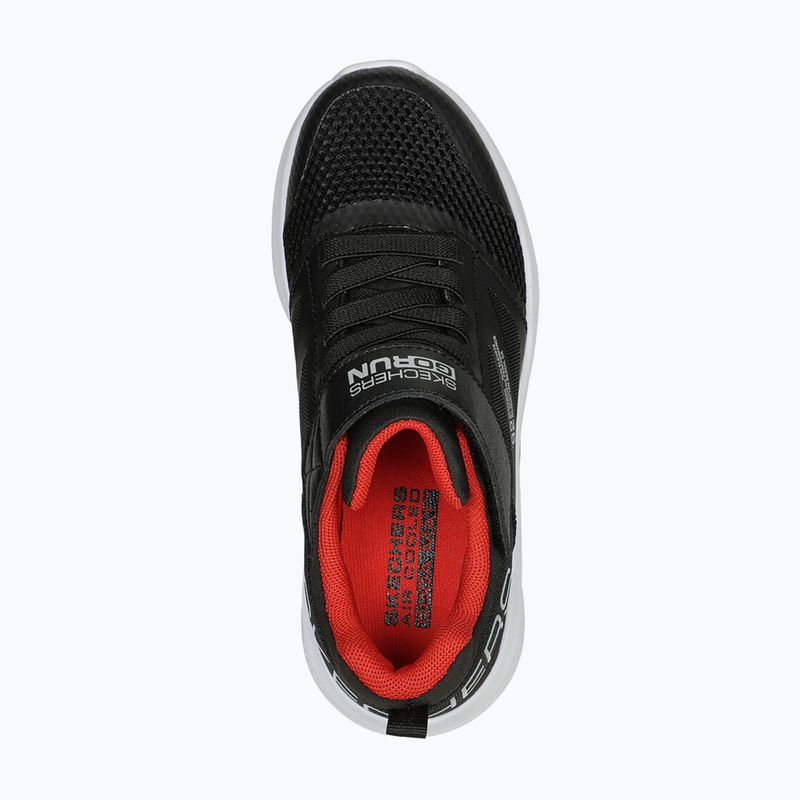 SKECHERS Go Run Elevate scarpe da bambino nero/rosso 14