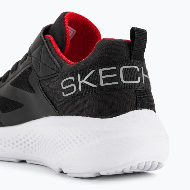 SKECHERS Go Run Elevate scarpe da bambino nero/rosso 9