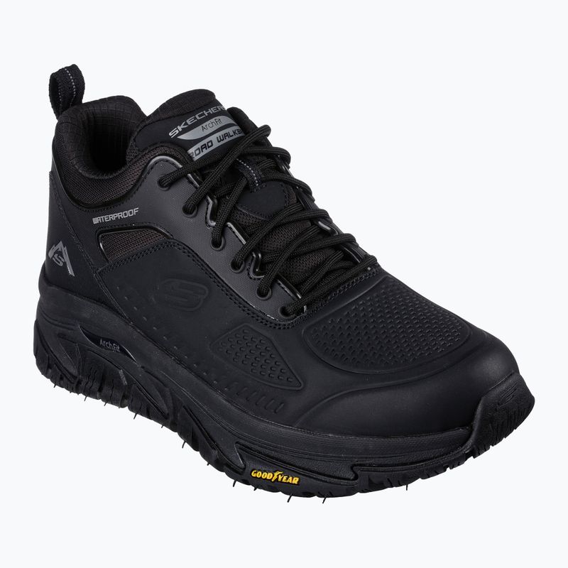 Scarpe SKECHERS Arch Fit Road Walker Pyles Peak nere da uomo