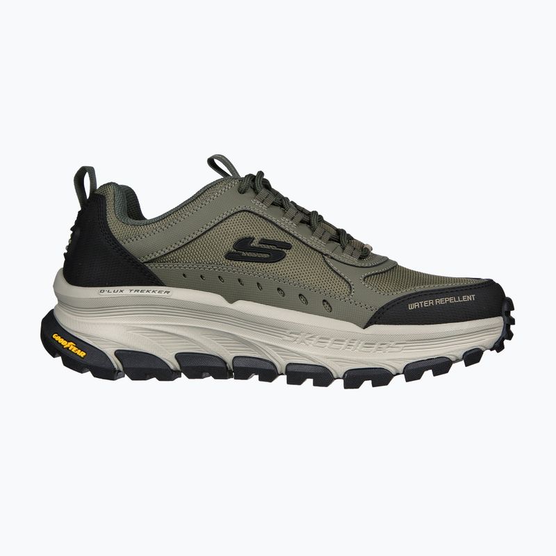 Scarpe da uomo SKECHERS D'Lux Trekker green 2