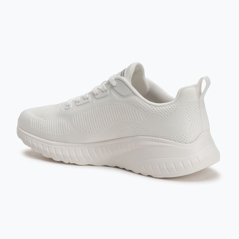 Scarpe da donna SKECHERS Bobs Squad Chaos Prism Bold bianco sporco 3