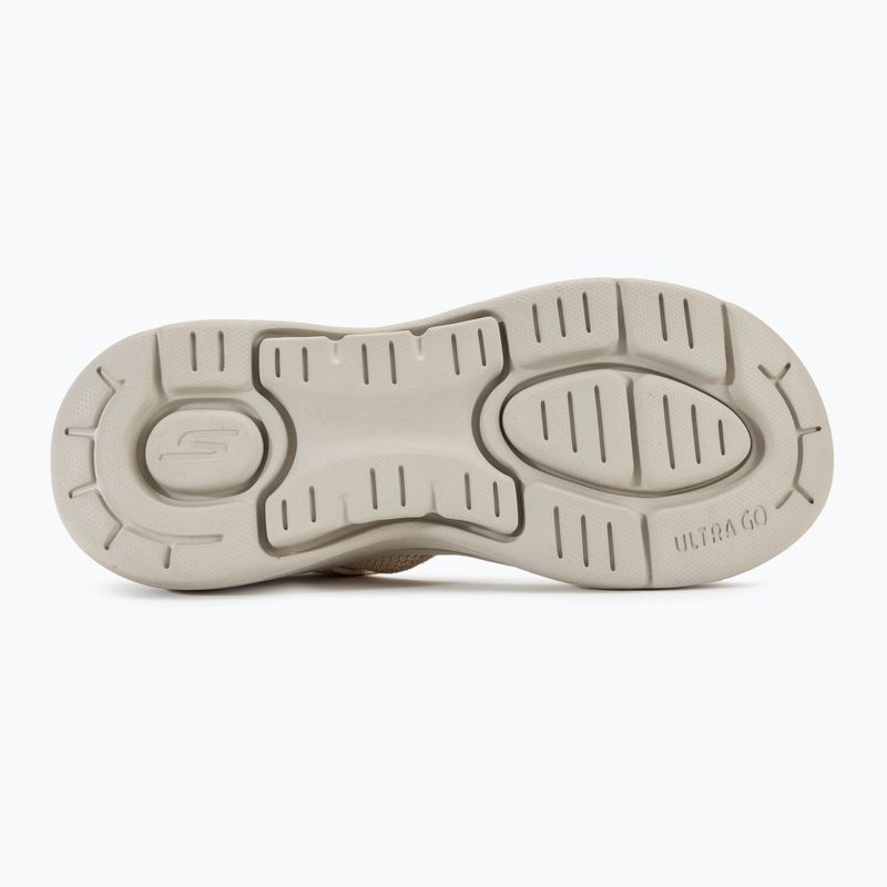 SKECHERS Go Walk Arch Fit Sandal Donna beige lucido 5