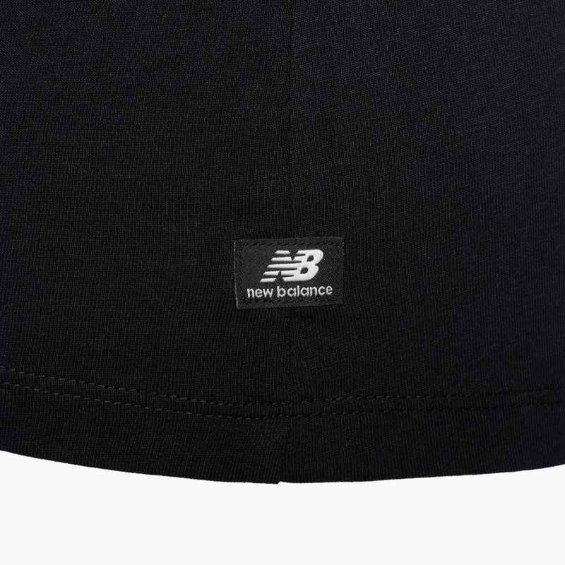 Maglia di cotone New Balance Essentials da donna, nero 7