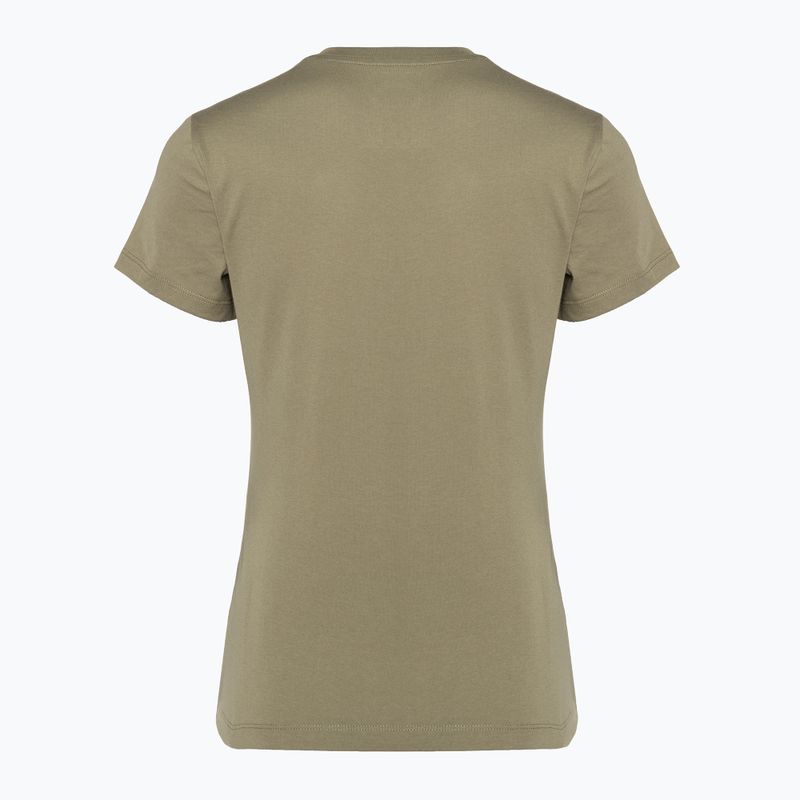 Maglia di cotone New Balance Essentials da donna, verde 5