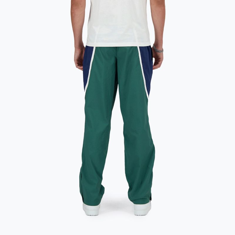 Pantaloni New Balance da uomo Hoops Woven squadra verde bosco 2