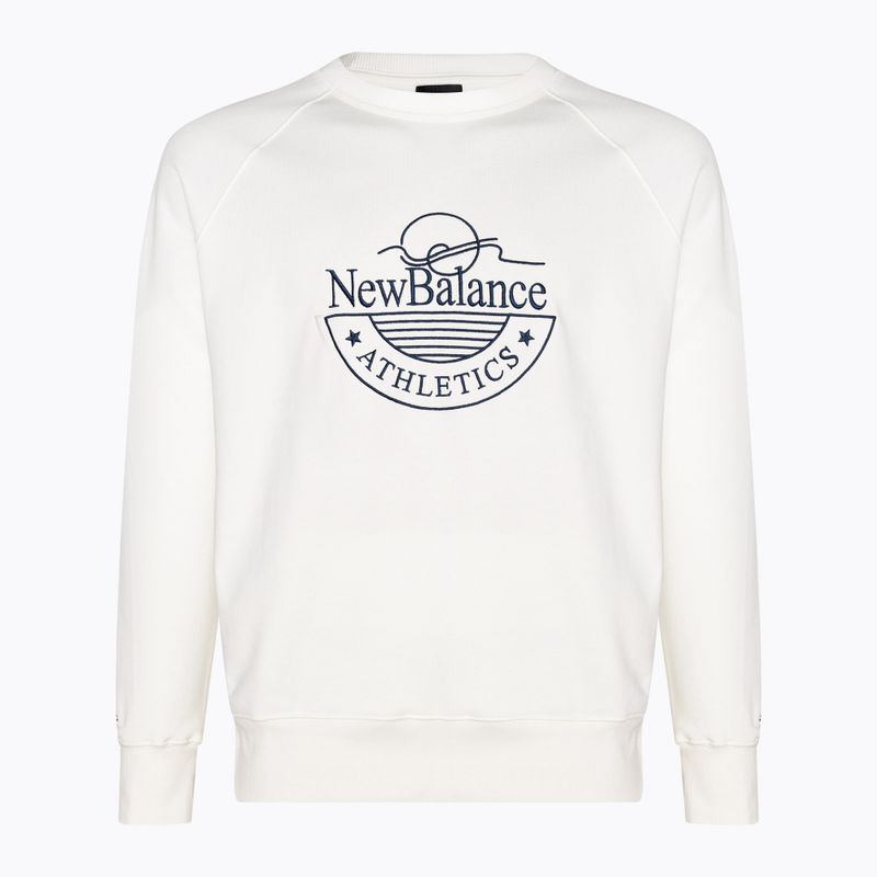 Felpa New Balance Athletics Graphic Crew seasalt da uomo 4