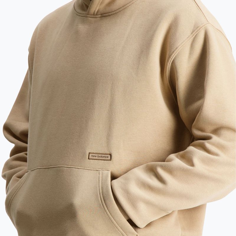 Felpa New Balance Essentials Winter Hoodie da uomo con cappuccio e incenso 4