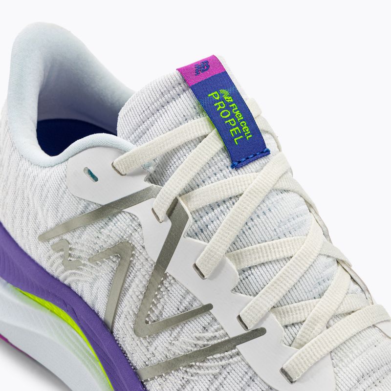 New Balance FuelCell Propel v4 bianco/multi scarpe da corsa da donna 8