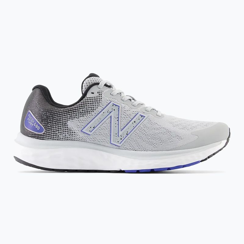 New Balance Fresh Foam 680 v7 scarpe da corsa da uomo grigio alluminio 10