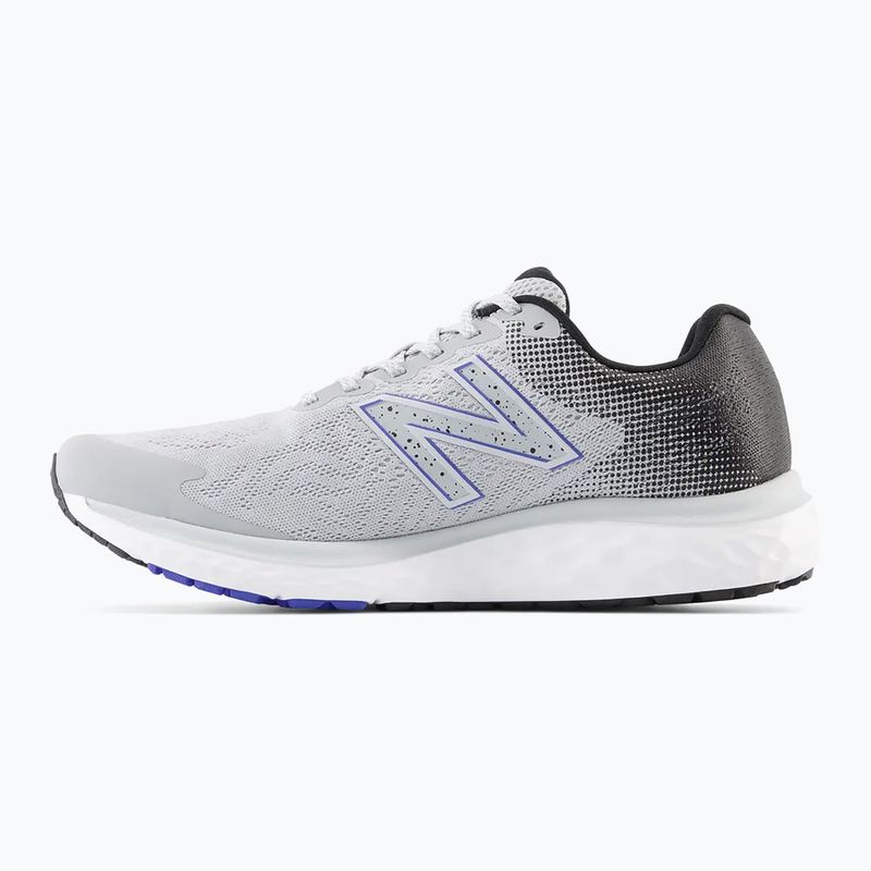 New Balance Fresh Foam 680 v7 scarpe da corsa da uomo grigio alluminio 11