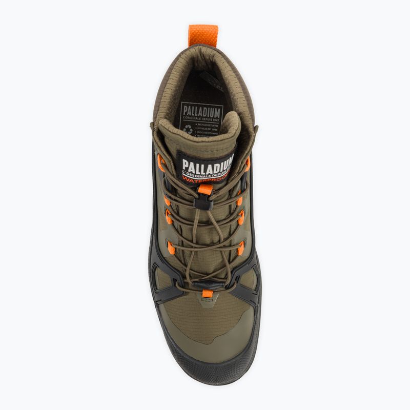Stivali Palladium Pampa Lite+ Cage WP+ oliva notte da uomo 6
