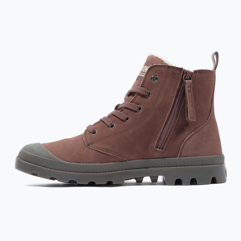 Palladium Pampa HI ZIP WL Uomo Scarpe yak marrone 9
