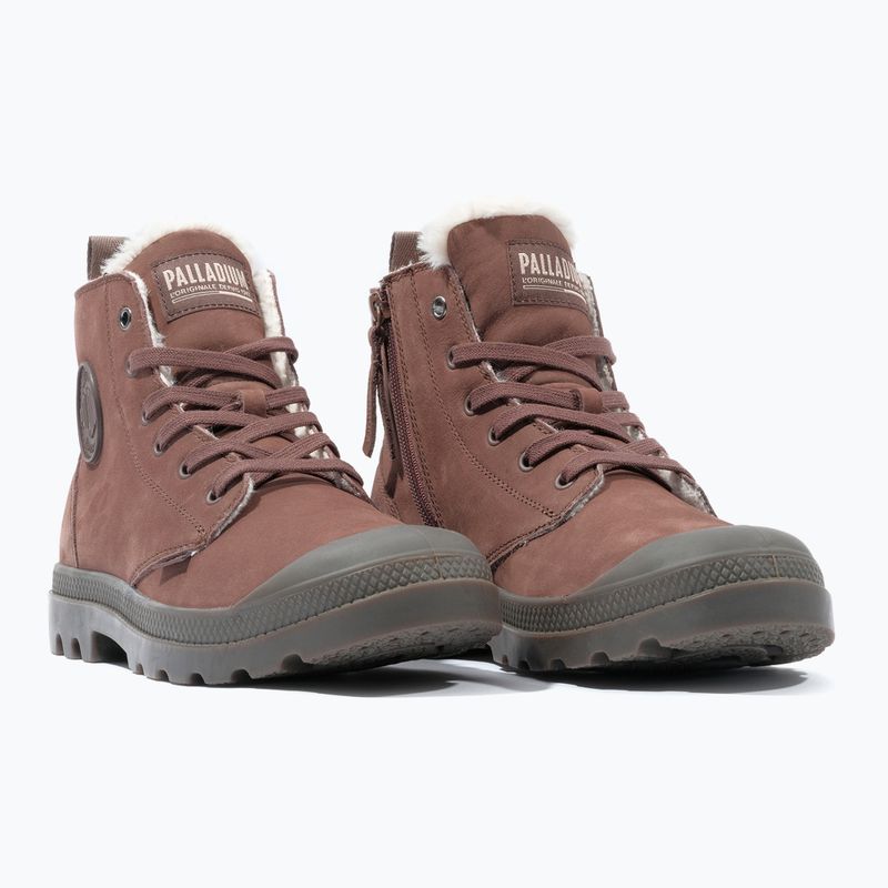 Palladium Pampa HI ZIP WL Uomo Scarpe yak marrone 10