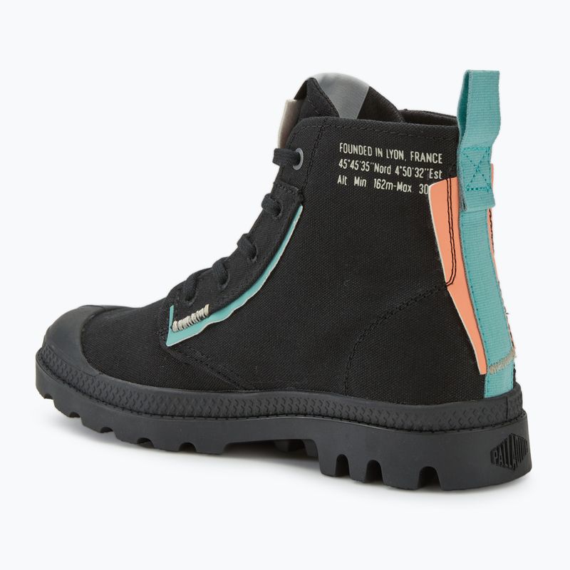 Scarpe da donna Palladium Pampa Underlayer nero 3