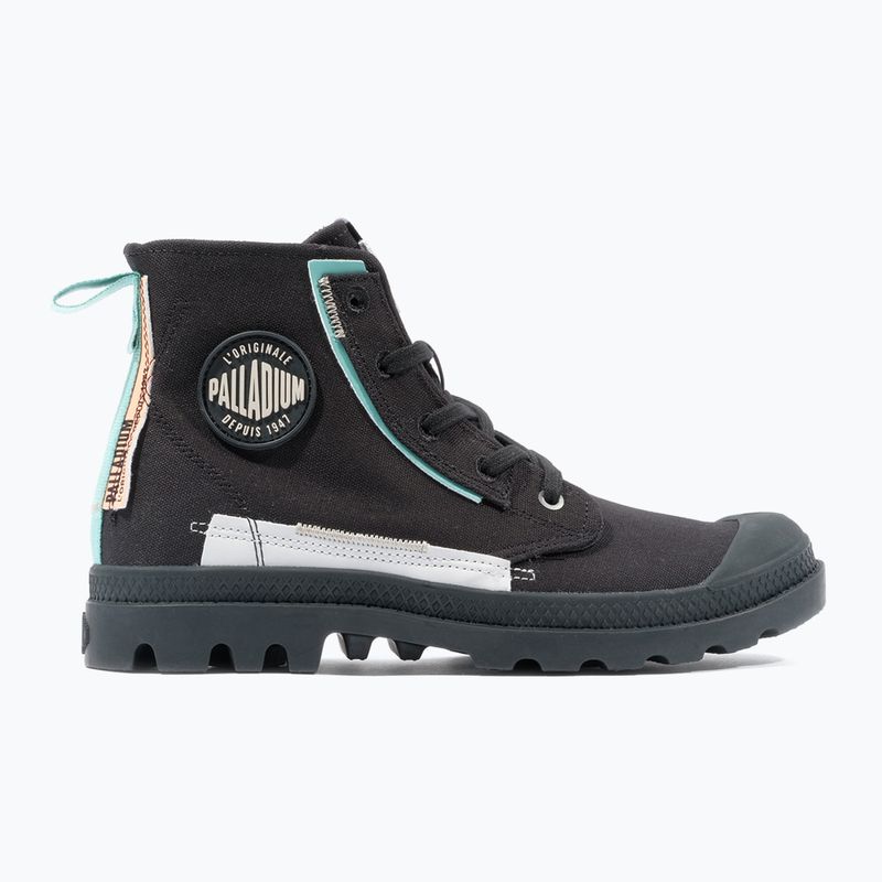 Scarpe da donna Palladium Pampa Underlayer nero 8