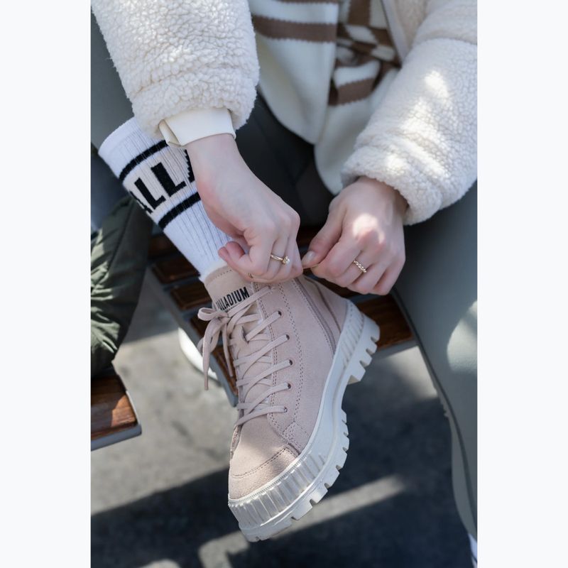 Palladium Pallashock Zip Stivali caldi sahara 7