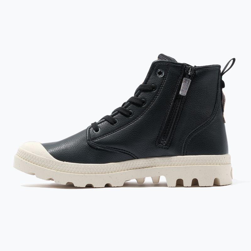 Palladium Pampa Hi Re-Vegan LTH scarpe nere 10