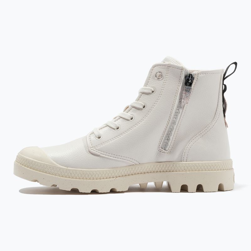 Palladium Pampa Hi Re-Vegan LTH scarpe bianche a stelle e strisce 3