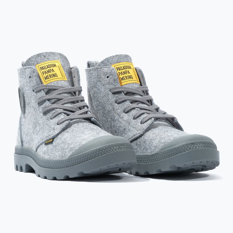 Scarpe Palladium Pampa Hi Merino grigio 10