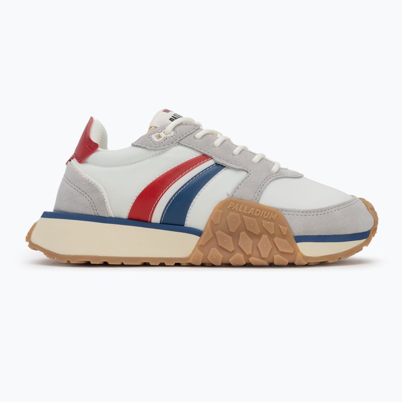 Scarpe Palladium Troop Runner Flame bianco/ peperoncino/ blu 2