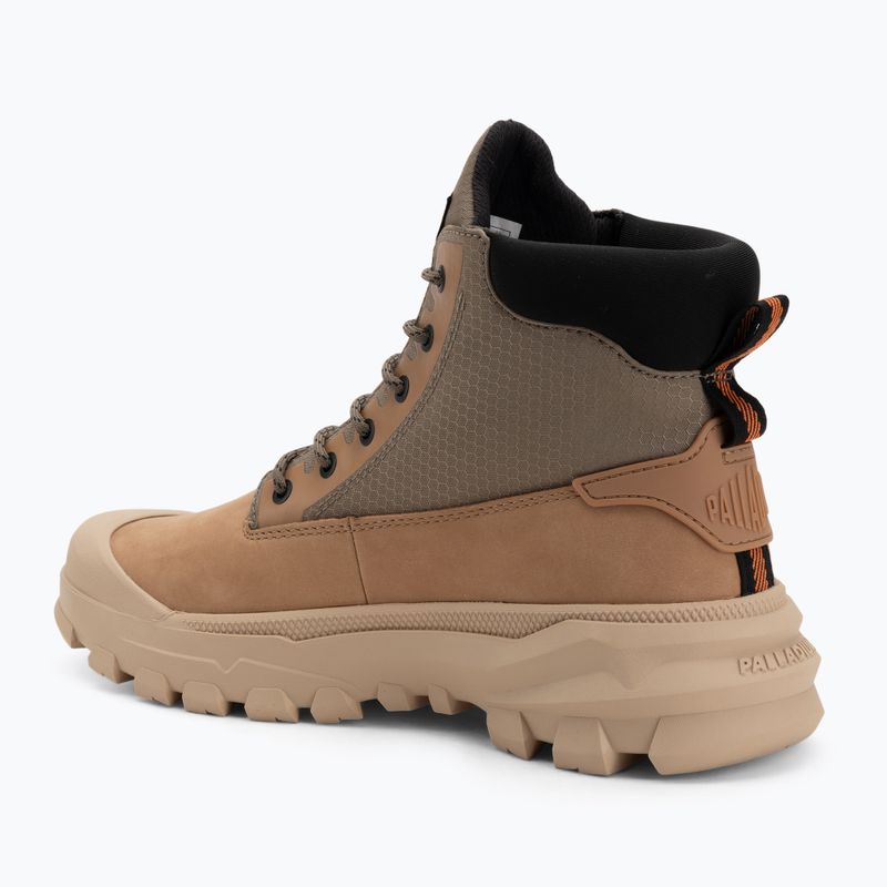 Stivali Palladium Pallarider SC WP+ verde scuro/marrone per uomo 3