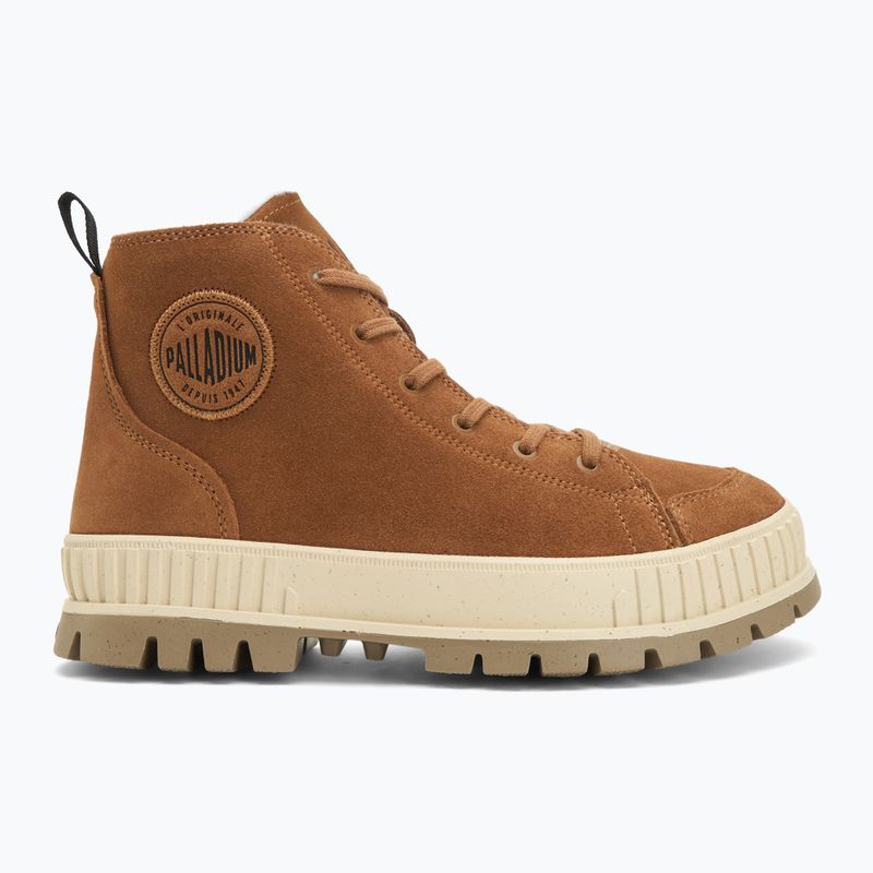 Palladium Pallashock Zip Stivali caldi in mogano 2