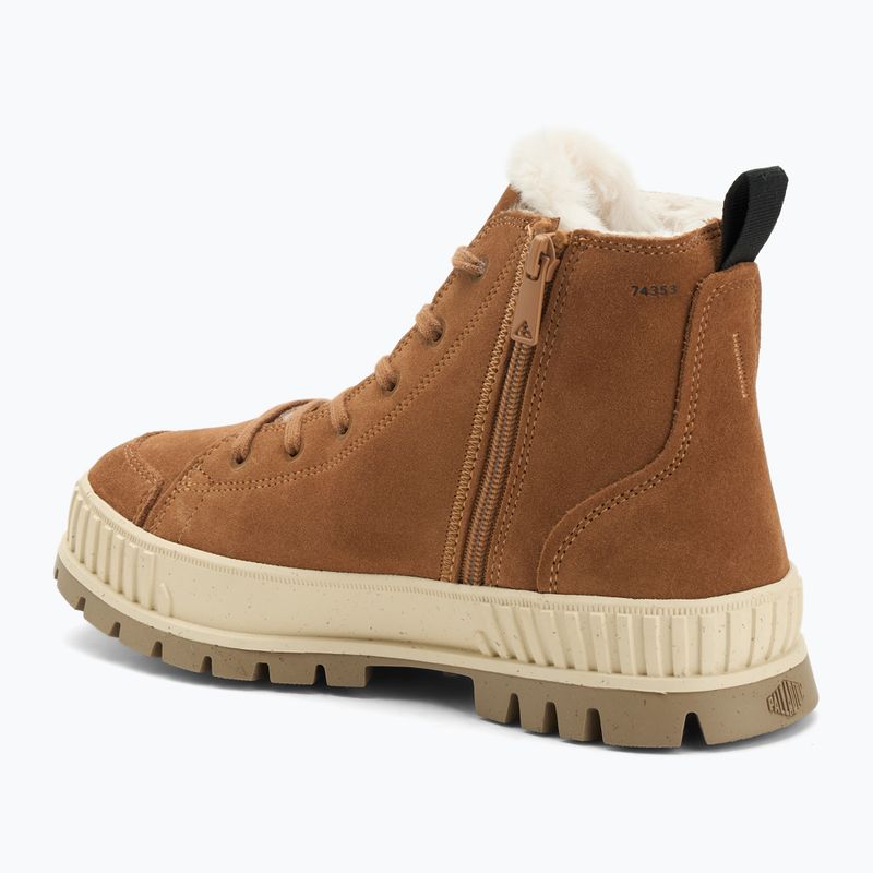 Palladium Pallashock Zip Stivali caldi in mogano 3