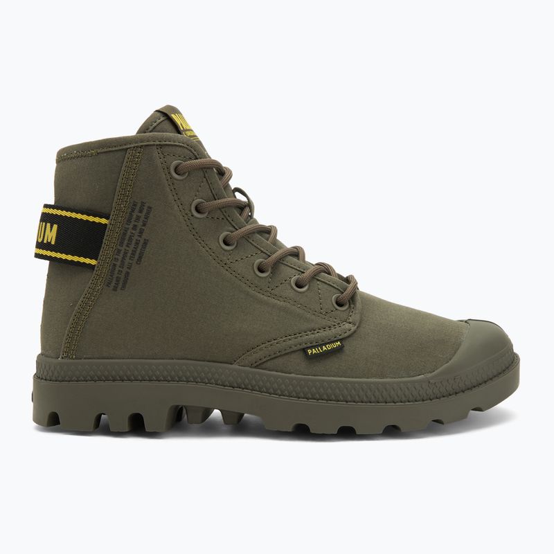Palladium Pampa Hi Dare II oliva stivali notturni 2