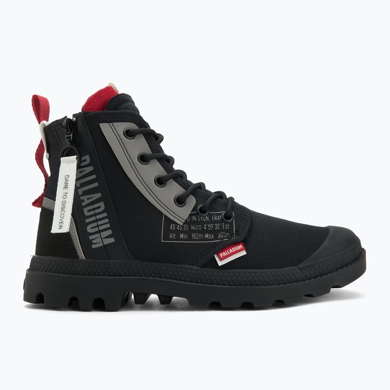 Palladium Pampa Hi Dare Zip stivali nero/nero 2
