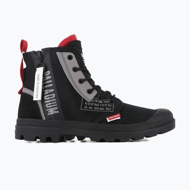Palladium Pampa Hi Dare Zip stivali nero/nero 2