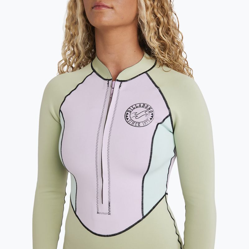 Muta da nuoto donna Billabong 1/1 mm Salty Dayz Natural Light Pistachio 5