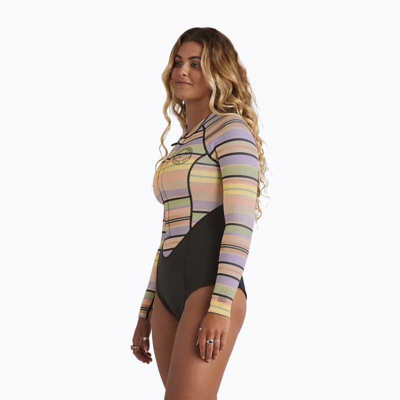 Muta da nuoto donna Billabong 2/2 mm Salty Dayz Natural Spring Black Multi 4