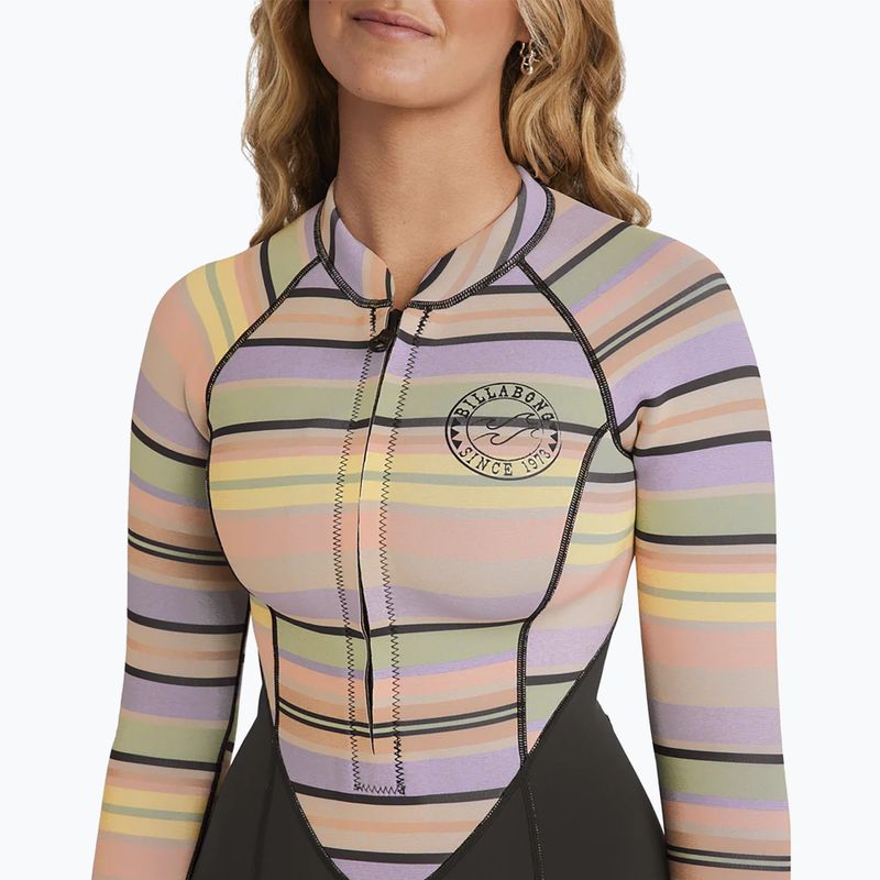 Muta da nuoto donna Billabong 2/2 mm Salty Dayz Natural Spring Black Multi 5