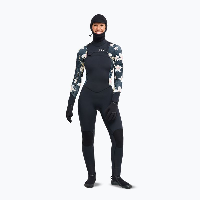Cappuccio in neoprene Kaptur ROXY 2.0 mm Elite Hood black 7