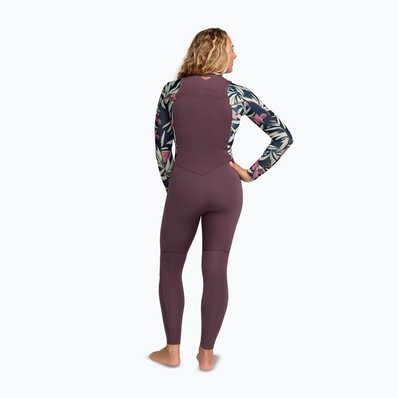 Muta per nuoto da donna ROXY 4/3 mm Swell Natural Front Zip black multi 2