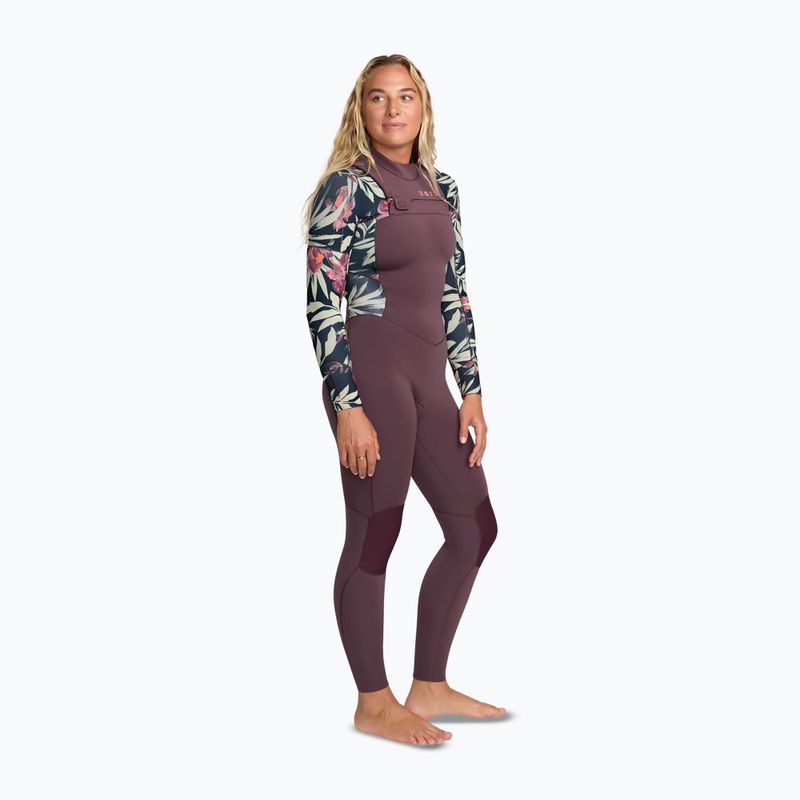 Muta per nuoto da donna ROXY 4/3 mm Swell Natural Front Zip black multi 3