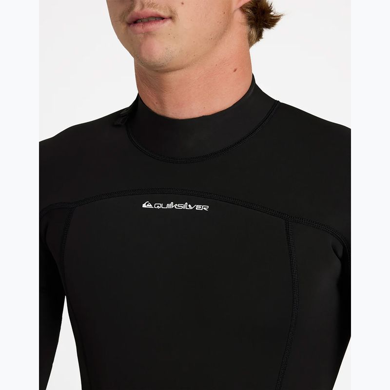 Muta da nuoto da uomo Quiksilver Prologue+ 3/2 mm Back Zip Flatlock black 4