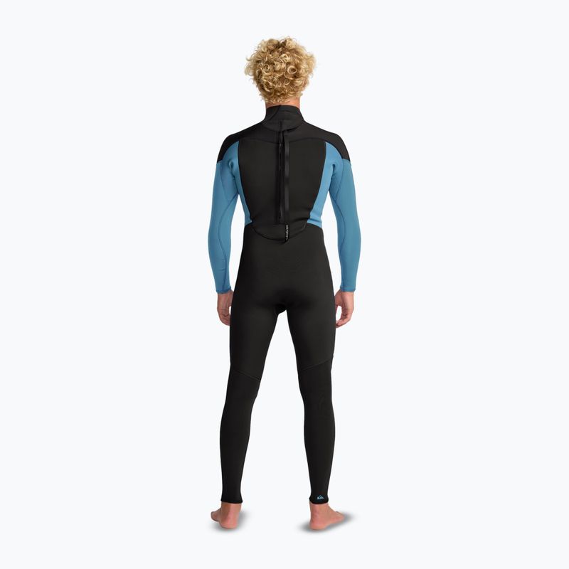 Muta da nuoto uomo Quiksilver Prologue+ 4/3 mm Back Zip GBS cloud blue 2