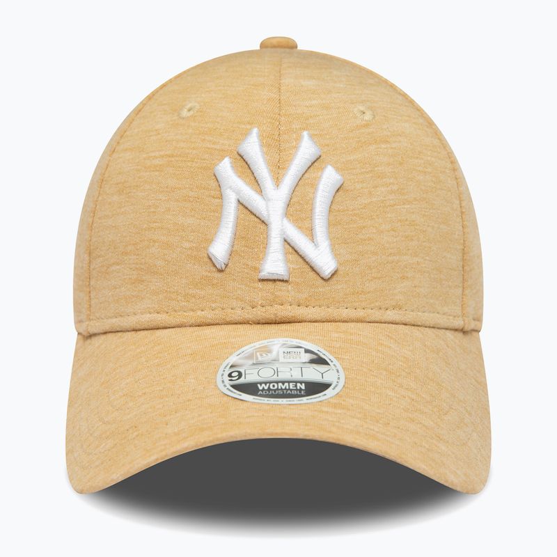 Cappello da baseball New Era Jersey 9Forty New York Yankees donna beige chiaro 3