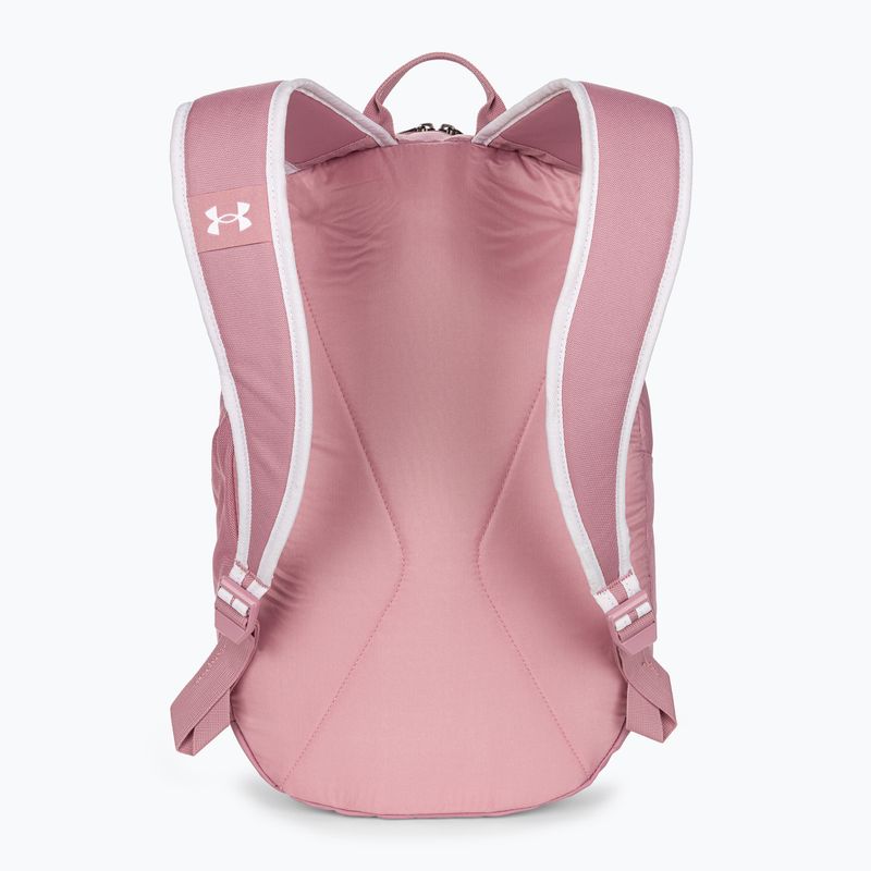 Zaino urbano Under Armour Hustle Lite 24 l rosa elisir/bianco/bianco 3