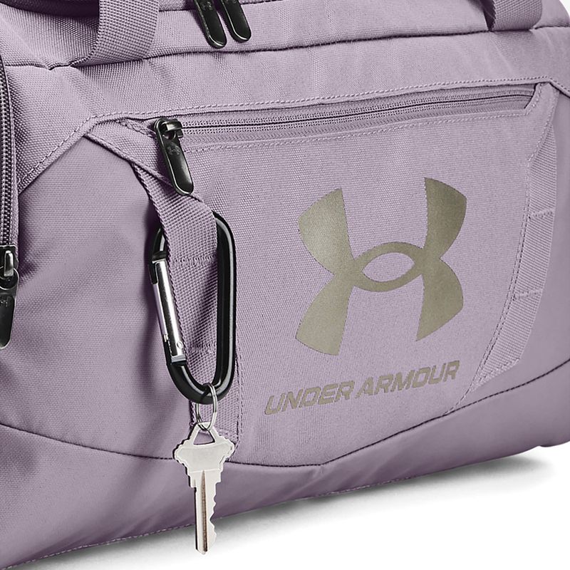 Borsa Under Armour Undeniable 5.0 Duffle XS 23 l grigio violetto/oro champagne metallico 7