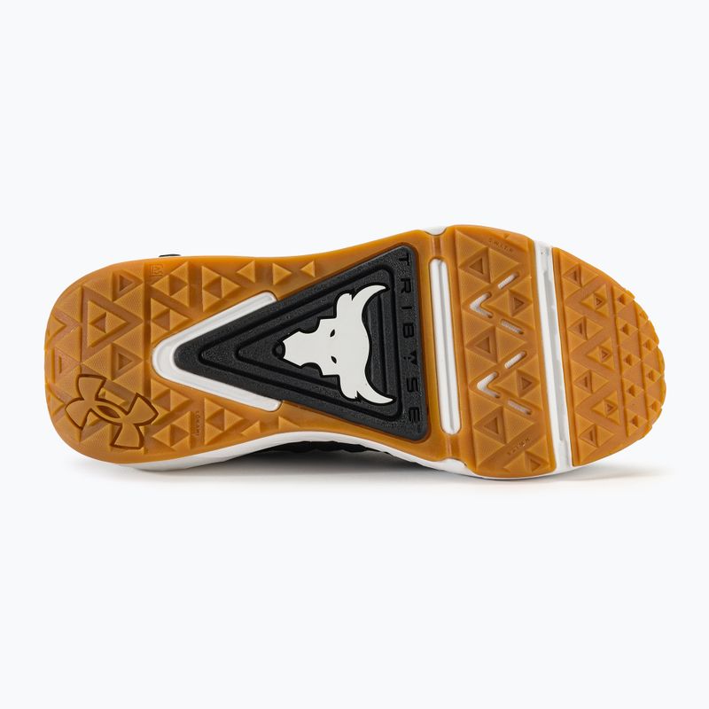 Under Armour Project Rock 6 nero/bianco/nero scarpe da ginnastica per uomo 5