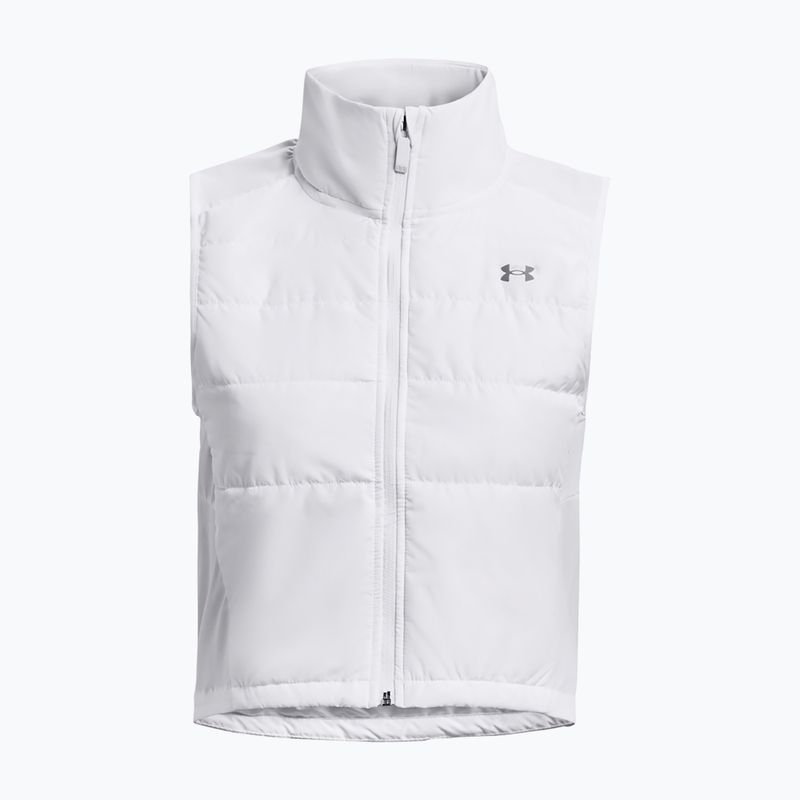 Smanicato da running Under Armour Launch Insulated bianco/riflettente