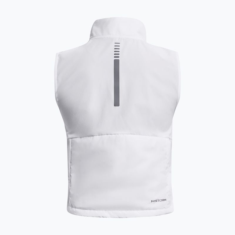 Smanicato da running Under Armour Launch Insulated bianco/riflettente 2