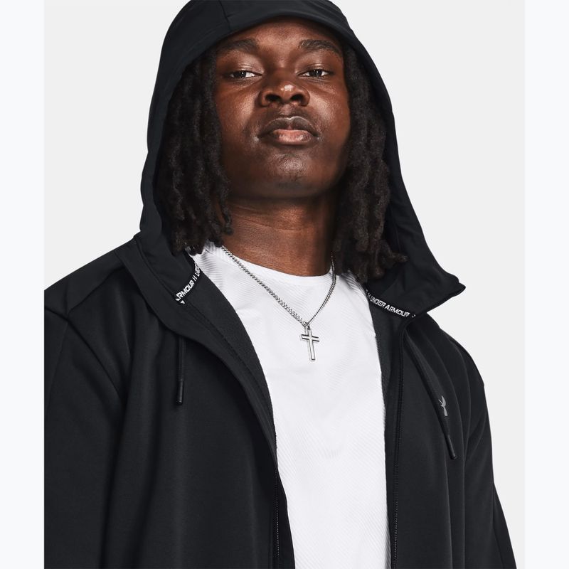 Giacca da allenamento Under Armour Essential Swacket nera/grigia da uomo 6