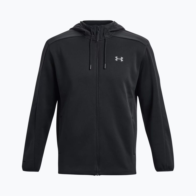 Giacca da allenamento Under Armour Essential Swacket nera/grigia da uomo 9